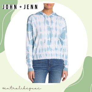 John + Jenn Tye Dye Cotton Hoodie